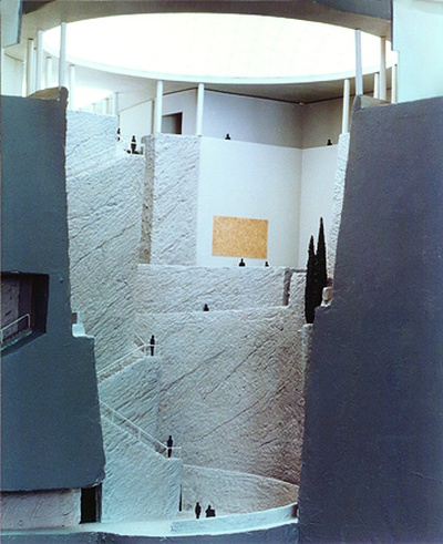 © Hans Hollein Guggenheim Museum im Mönchsberg, 1990 Schnittmodell © Archiv Hans Hollein
