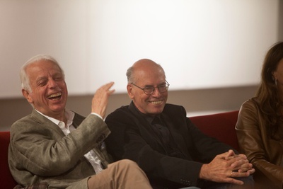 Architekt Franz Riepl und Reinhold Wetschko