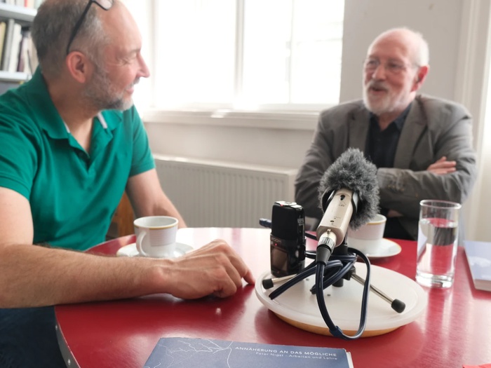 Peter Nigst im Gespräch bei der ÖGFA