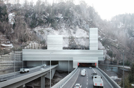 ASFINAG Tunnelportal Karawankentunnel