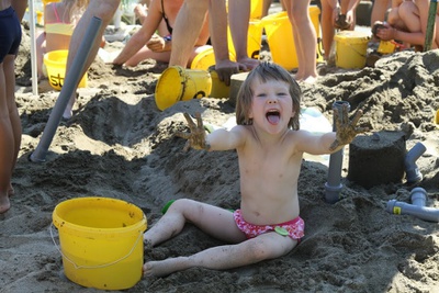 AUS SAND GEBAUT