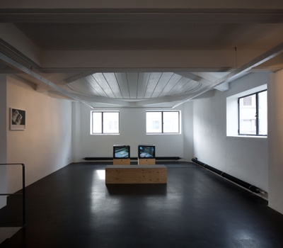 Blick in die Ausstellung "Raumbilderfolgen" im aut, Bildnachweis: © Günter R. Wett