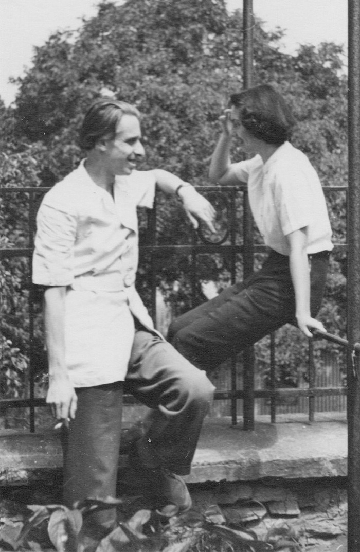 Karl Katstaller und Ehrentraut Schott, um 1950