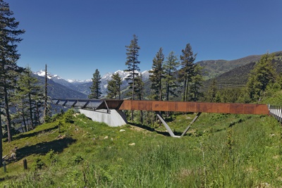 Natur- und Kulturpanorama Gacher Blick, Fließ, 2013 – 2016, Foto: © Hanno Mackowitz