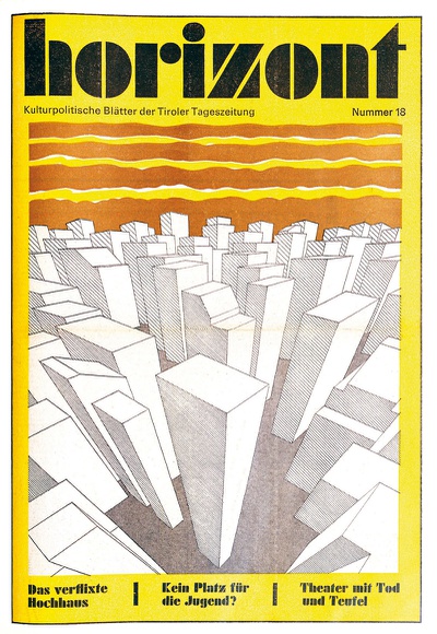 Cover Horizont 18/1974, gestaltet von Karl Pfeifle Cover Horizont 18/1974, gestaltet von Karl Pfeifle