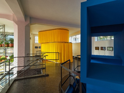 Blick in die Ausstellung "Architecture Speaks: The Language of MVRDV"