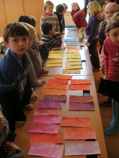 Volksschule Mariagrün – Workshop zur Farbgestaltung der neuen Schule – © Petra Kickenweitz Volksschule Mariagrün – Workshop zur Farbgestaltung der neuen Schule
