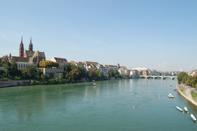 Basel mit Rhein – © Norbert Aepli/Wikimedia Commons Basel mit Rhein