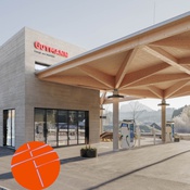 Tankstelle Thalgau (obermoser + partner architekten / Holzbau Appesbacher)