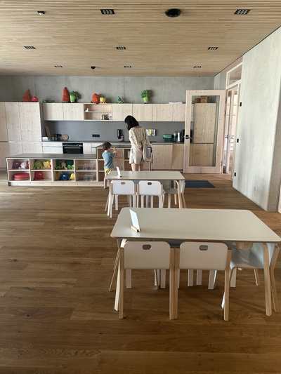 Besichtigung Kindergarten I mit Schönberger Architekten.