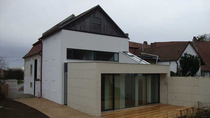 Seminarhaus Mühlenhof Ansicht Garten | LOOPING ARCHITECTURE