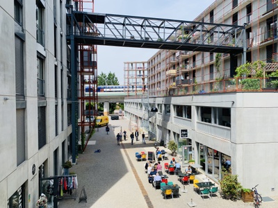 Zwicky Süd, Bau- und Wohngenossenschaft Kraftwerk 1