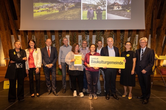 Verleihung Baukulturgemeindepreis
Preisträgerin: Gemeinde Göfis