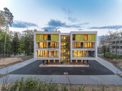Ronald McDonald Kinderhilfe Neubau Haus Graz – Bauherrschaft: Ronald McDonald Kinderhilfe, Architektur + Freiraum: Viereck Architekten ZT
GmbH, Arch. DI Marleen Viereck