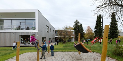 Schülerhort Spaunstraße – Bauherrschaft: Immobilien Linz GmbH & CoKG, Linz (ILG); Architektur: grabner I konrad architektinnen